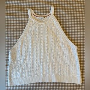 BODEN Knit Halter Neck Tank Top